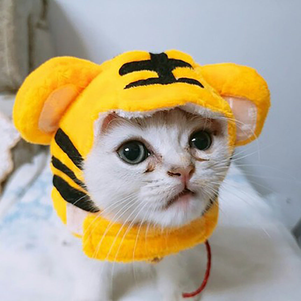 Curly Hair Funny Pet Hat