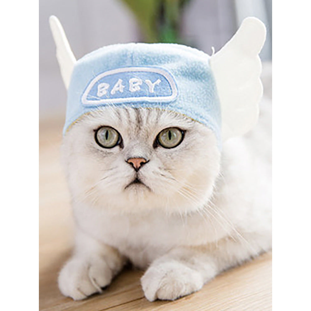 Curly Hair Funny Pet Hat