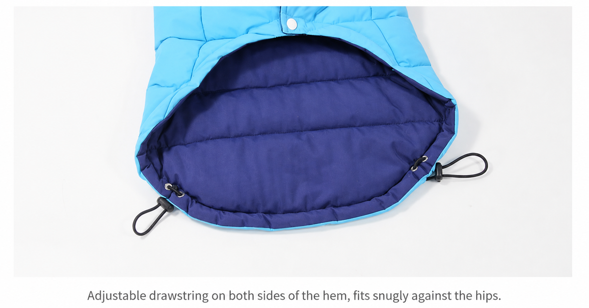 Reflective Dog Puffer Vest Winter Jacket