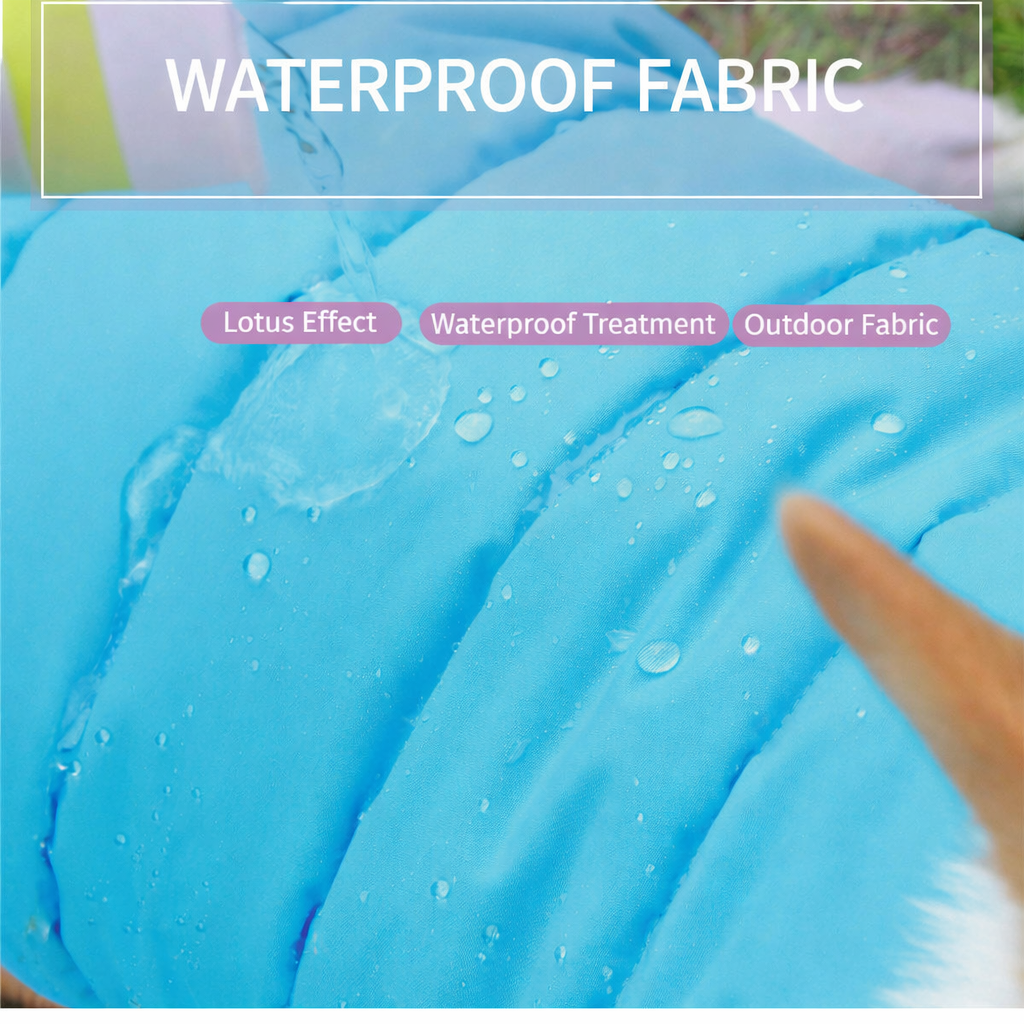 Reflective Dog Puffer Vest Winter Jacket