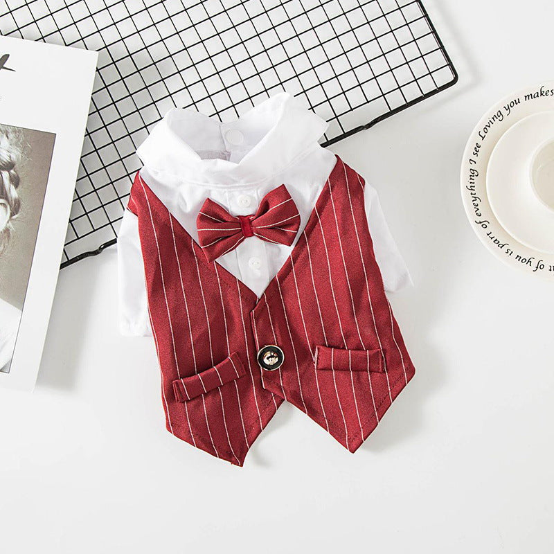 Pet Wedding Suit & Dress Set