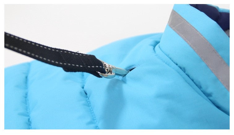 Reflective Dog Puffer Vest Winter Jacket