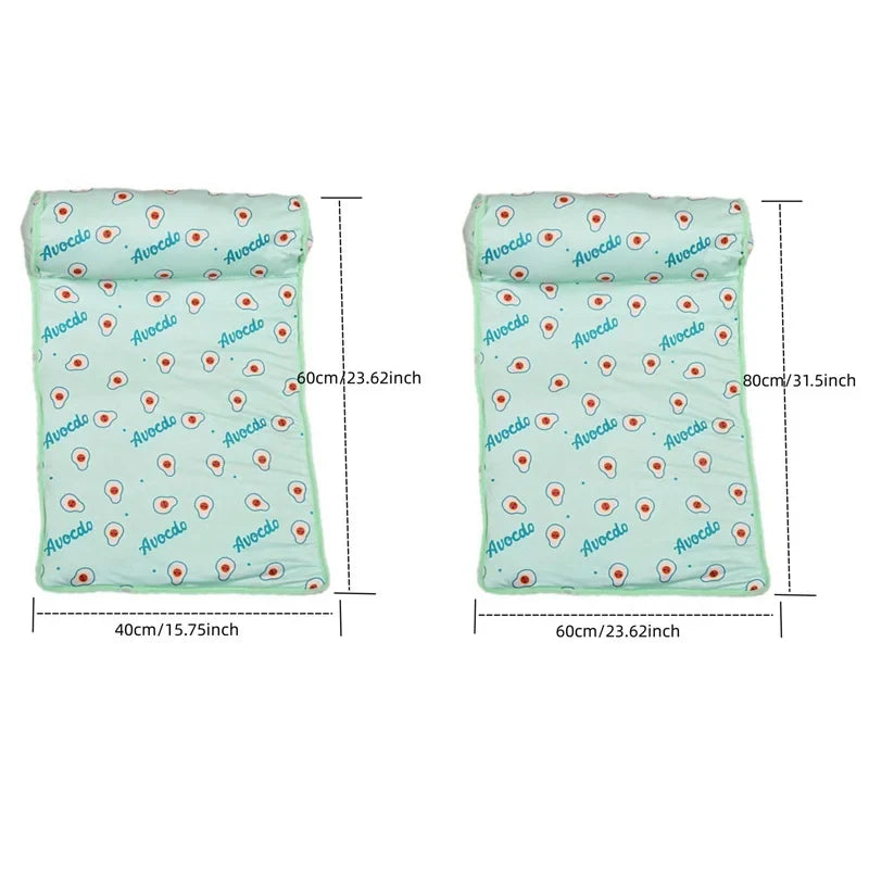 Summer Dog Cooling Mat Pet Ice Pads Cat Breathable Blanket Cat Washable Sofa Breathable Pet Dog Bed Small Animal Cold Bed