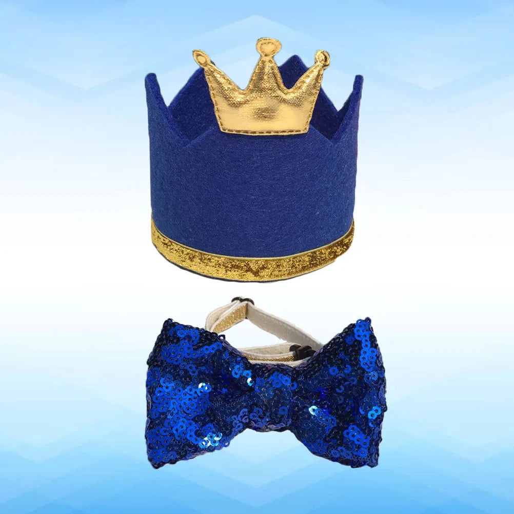 Birthday Bow Tie & Hat for Cats & Dogs