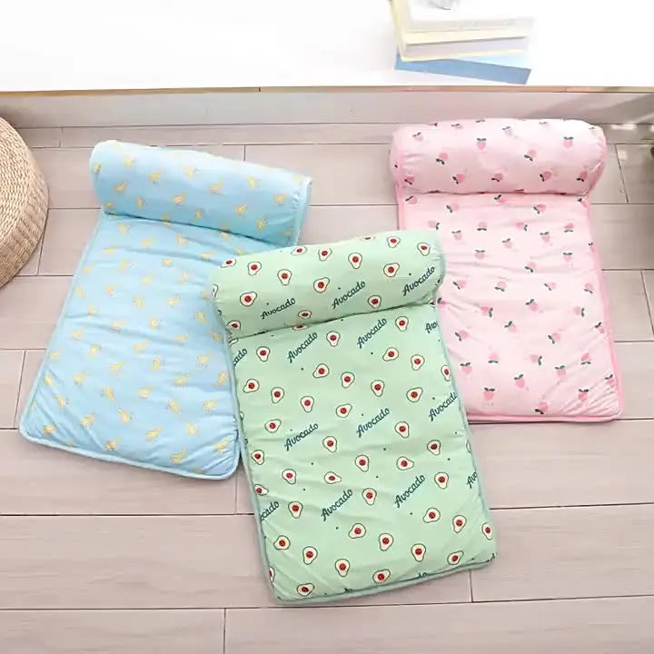 Summer Dog Cooling Mat Pet Ice Pads Cat Breathable Blanket Cat Washable Sofa Breathable Pet Dog Bed Small Animal Cold Bed