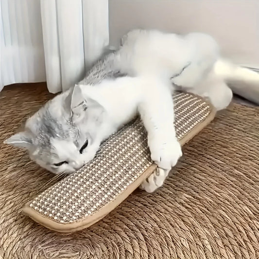 Cat Toy Game Pillow and Cat Scratching Pad for Solo Play and Intimate Interaction, Feline Entertainment