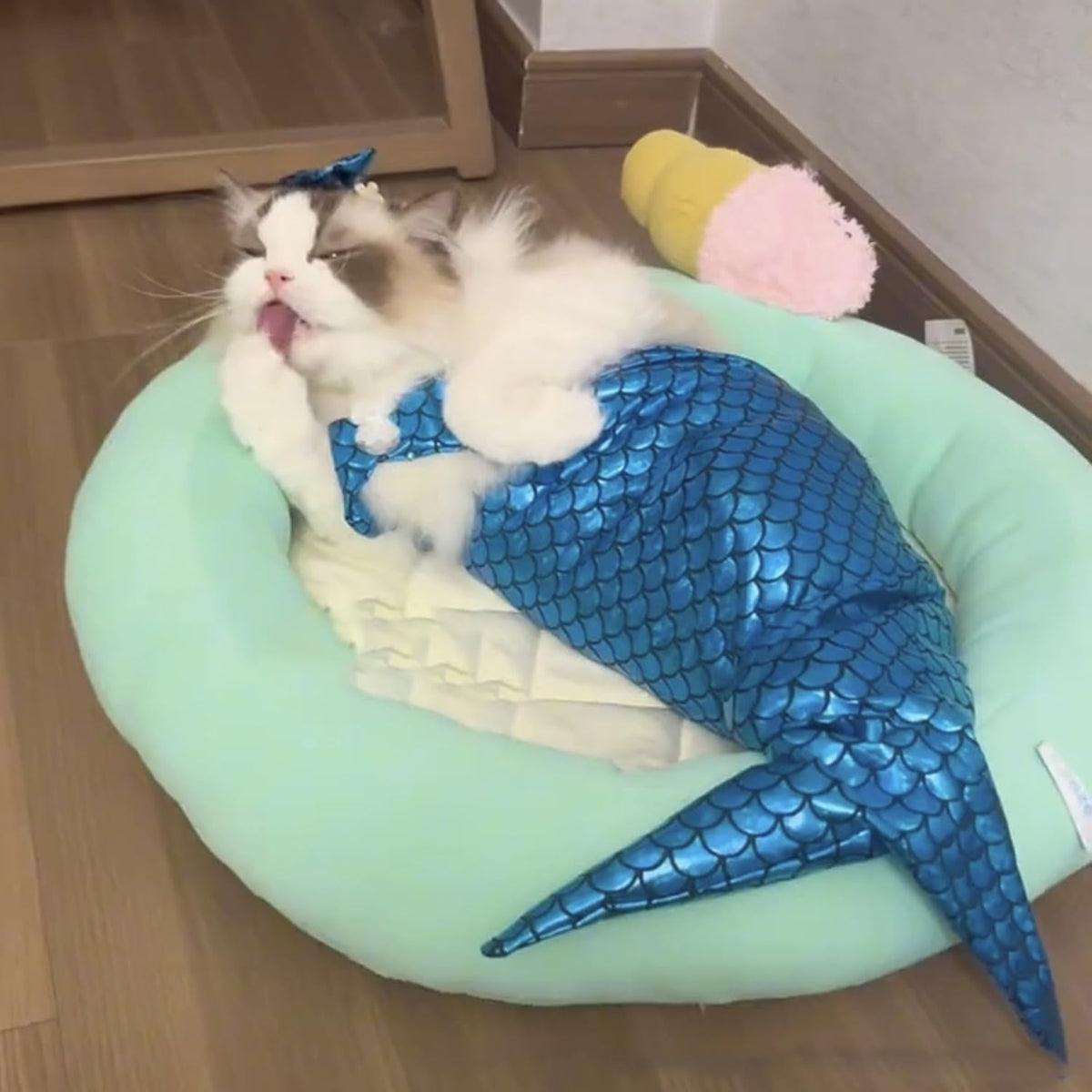 Cat & Dog Mermaid Costume