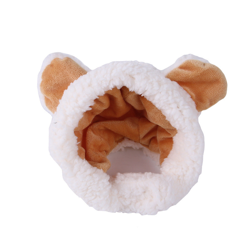 Curly Hair Funny Pet Hat