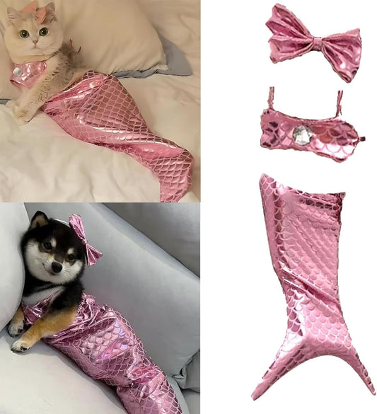 Cat & Dog Mermaid Costume